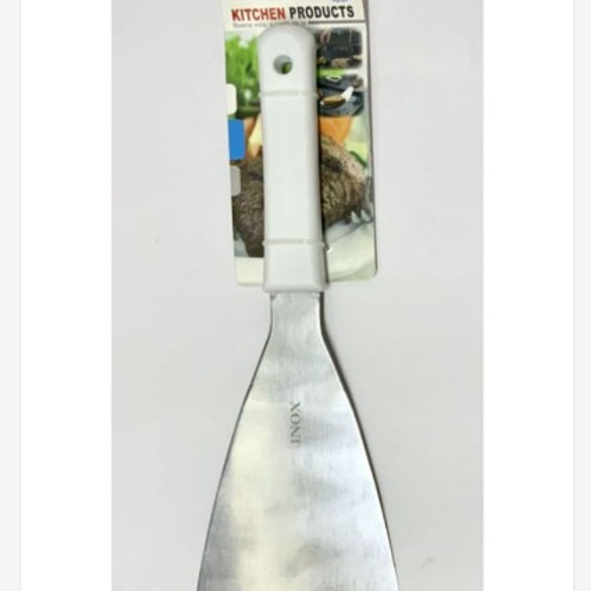 GENERICO - Espatula Reposteria Acero Inoxidable Mango De Plastico
