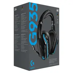 LOGITECH - 981-000742 AUDIFONO GAMER HEADSET INALAM SORRLIGHT G935 7.1 - Negro