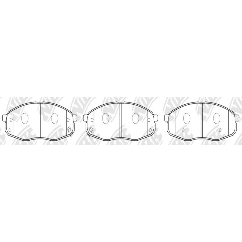 GENERICO - PASTILLA FRENOS DELANTERAS CHANGAN CS-55 1.5 2017 -2022