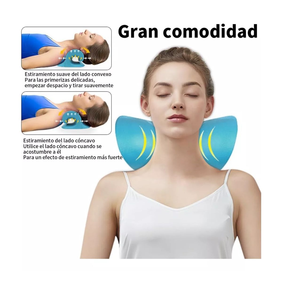 GENERICO - Relajante De Cuello Hombro Almohada Ortopédica Aliviar Dolor