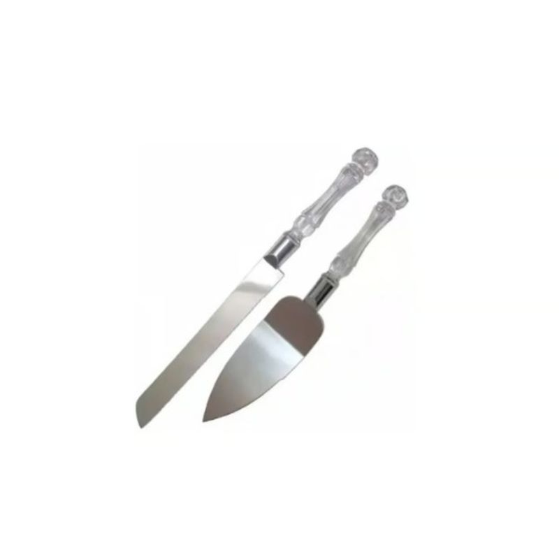 GENERICO - Set Cuchillo Y Espátula Para Torta - Matrimonio -Repostería