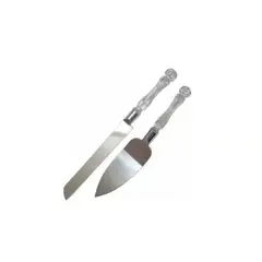 GENERICO - Set Cuchillo Y Espátula Para Torta - Matrimonio -Repostería
