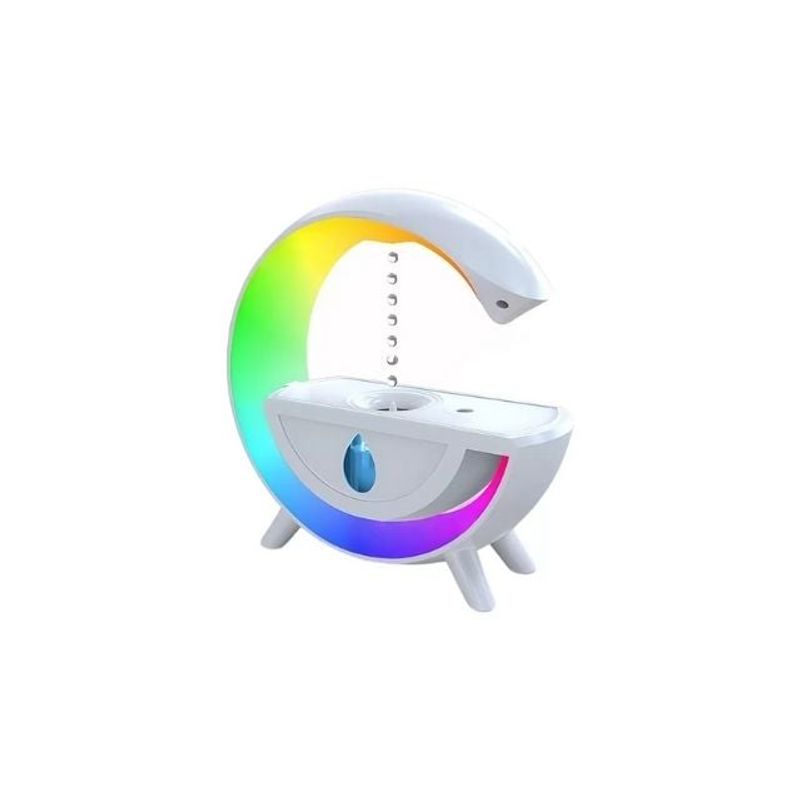 GENERICO - Lampara G Led Parlante Humidificador Radio Difusor Aroma