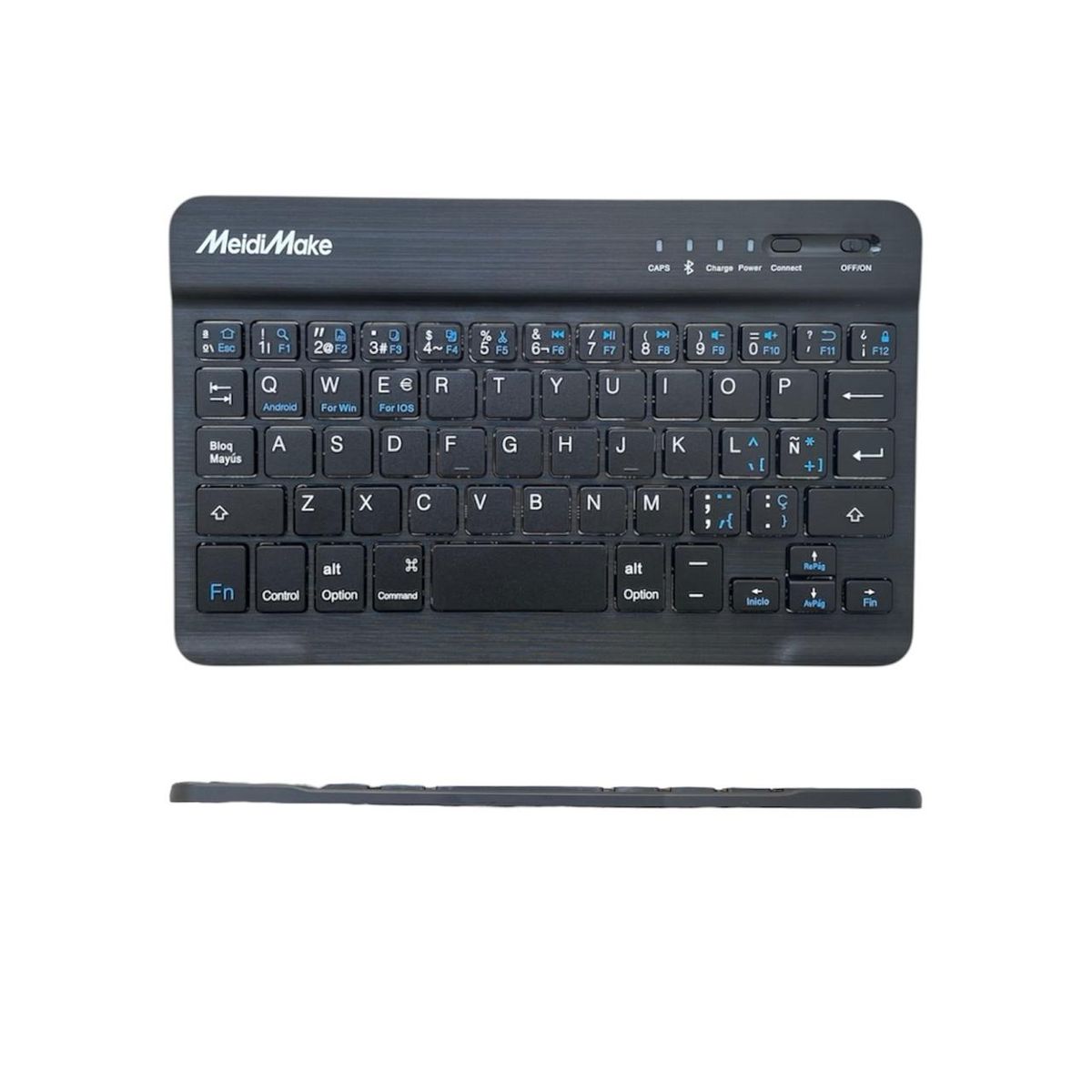 GENERICO - Mini Teclado Slim Inalámbrico Delgado Tablet Bluetooth Teléfono PC