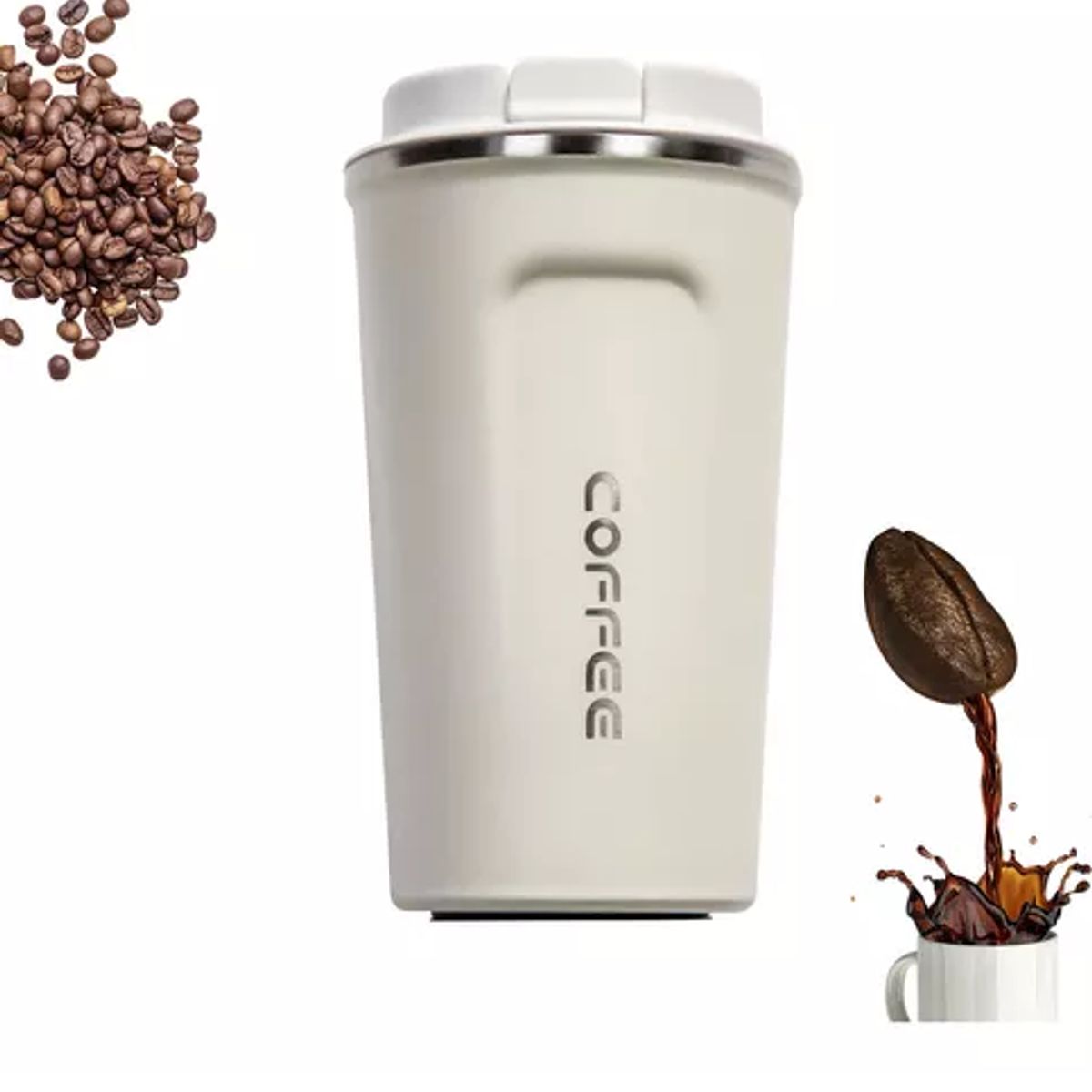 GENERICO - Botella Térmica De Café De Acero Inoxidable Agua Té Caliente