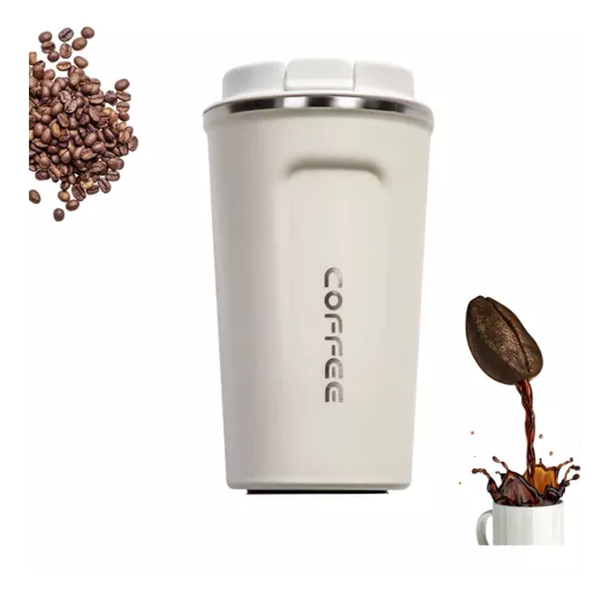 GENERICO - Botella Térmica De Café De Acero Inoxidable Agua Té Caliente