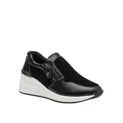 BRUNO ROSSI - Zapatilla Casual Mujer Negro