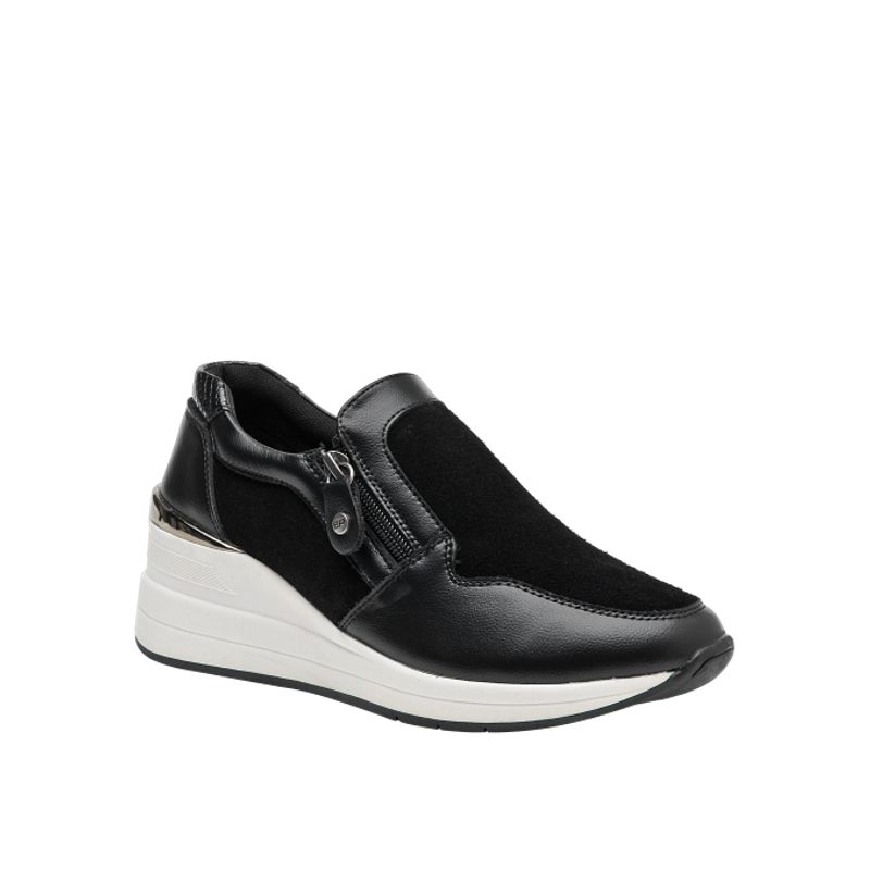 BRUNO ROSSI - Zapatilla Casual Mujer Negro Bruno Rossi