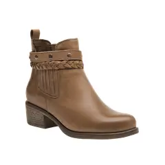 BRUNO ROSSI - Botin Casual Mujer Marrón claro