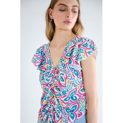 Imagen 2 del producto Blusa Manga Corta Calipso Mujer