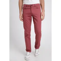 PERRY ELLIS - Pantalón Hombre Casual 5 Bolsillos Rouge
