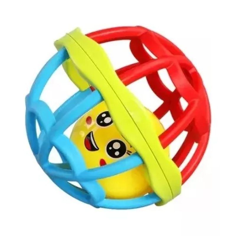 GENERICO - Pelota Cascabel Sonajero Para Bebe Blando