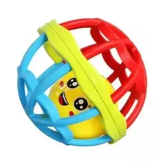 GENERICO - Pelota Cascabel Sonajero Para Bebe Blando