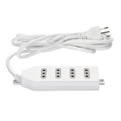 FIDDLER - Alargador Zapatilla de 4 Pos 3mt ME204W Macrotel Blanco
