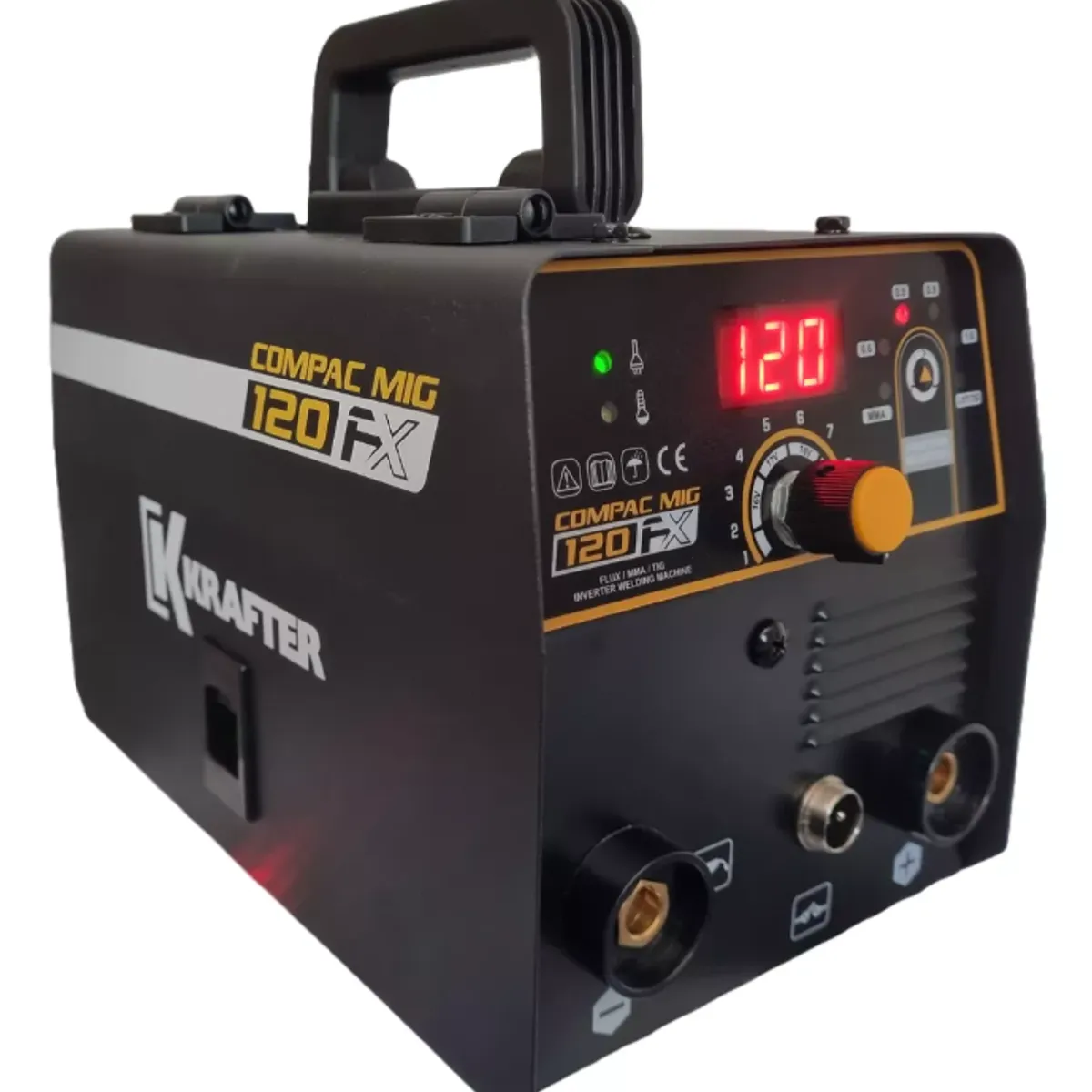 KRAFTER - Soldadora Dual Krafter Compac Mig Fx-120 + Accesorios