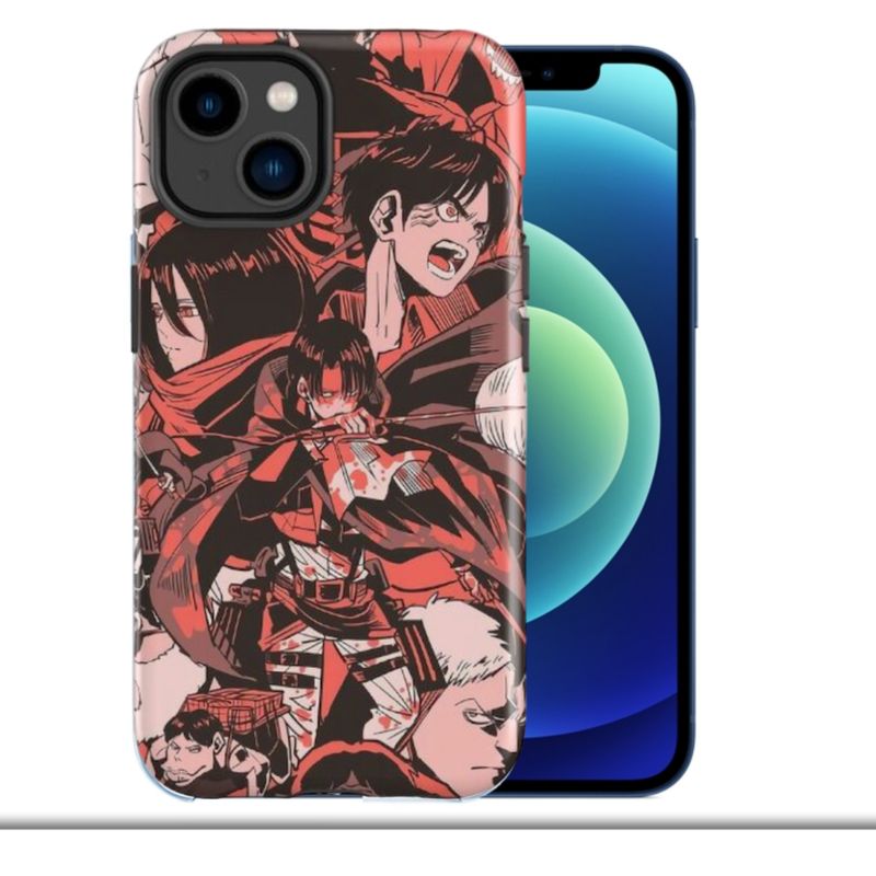 GENERICO - Carcasa Tpu Mate Attack On Titan Para iPhone Shingeki