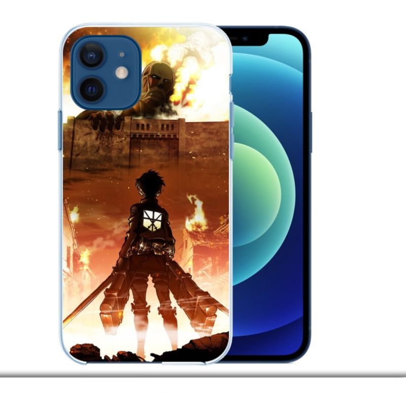 GENERICO - Carcasa Tpu Mate Attack On Titan Para iPhone Shingeki