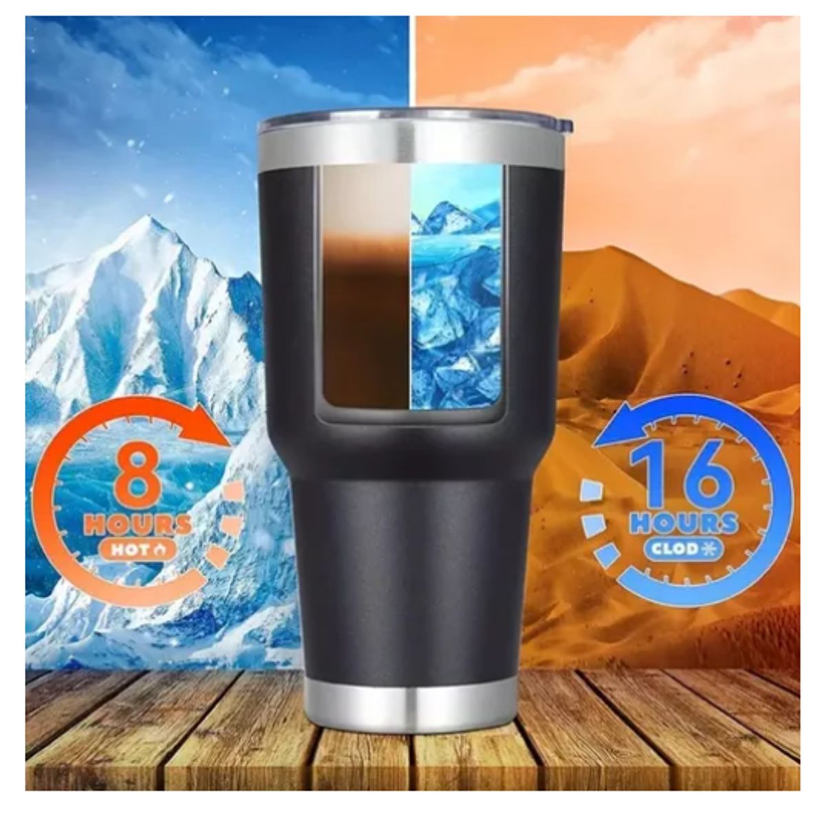 GENERICO - Vaso Termico Mug Taza De Acero Inoxidable 30 Oz Sublimable