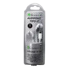 GREEN E - Audífono Tipo C In Ear con Micrófono