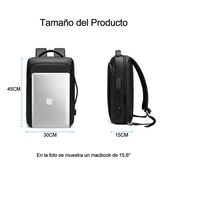 Mochila Impermeable De Viaje De Gran Capacidad Para Notebook