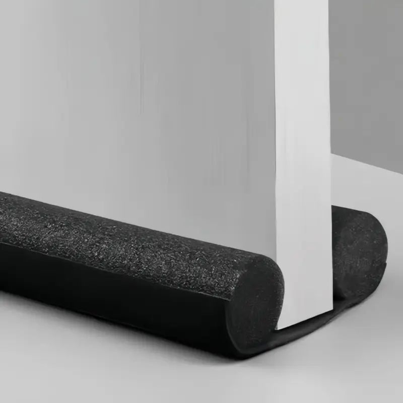 GENERICO - Sellador De Puerta aislante Puerta Burdete Negro