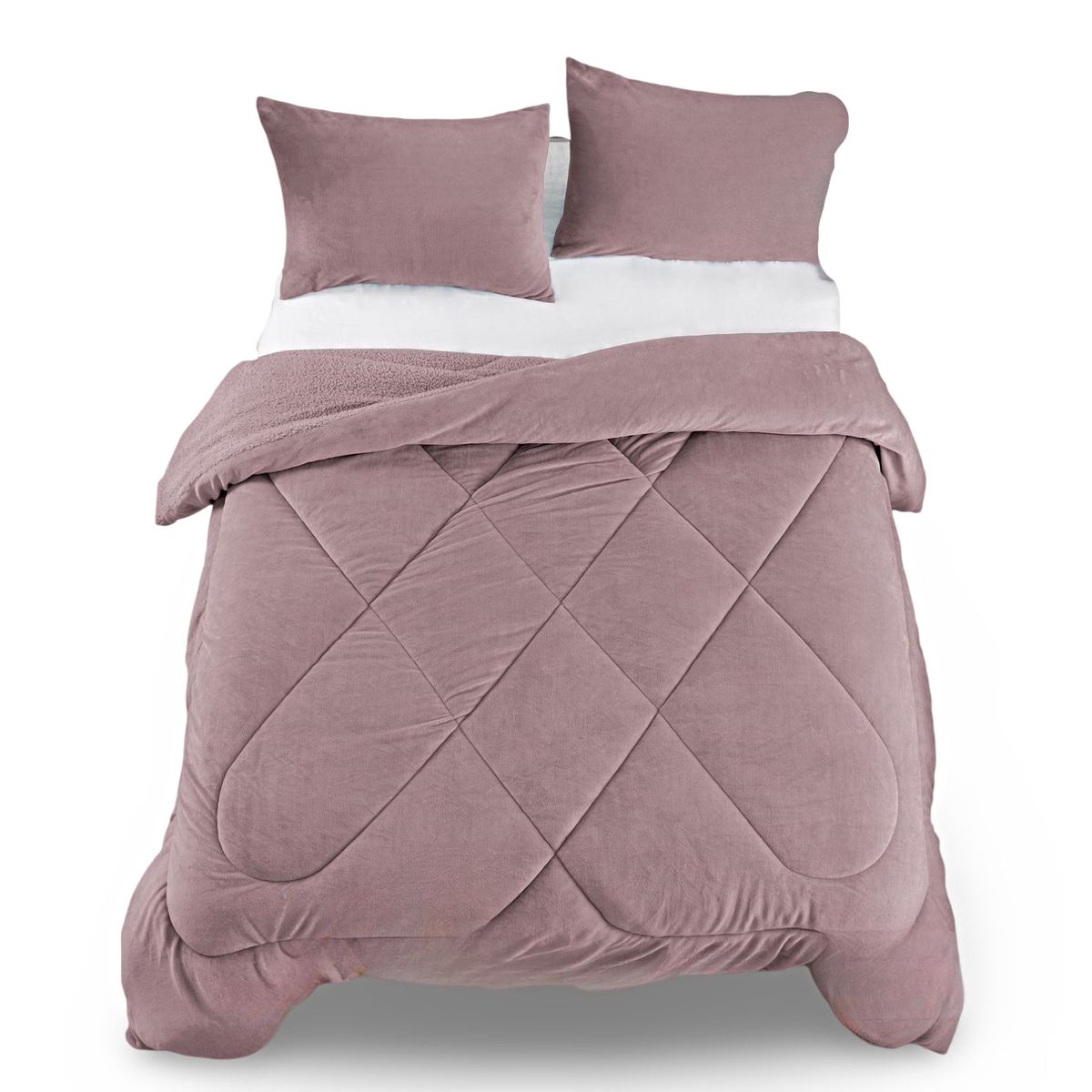 GENERICO - COBERTOR PLUSH CON CHIPORRO INVIERNO KING A4