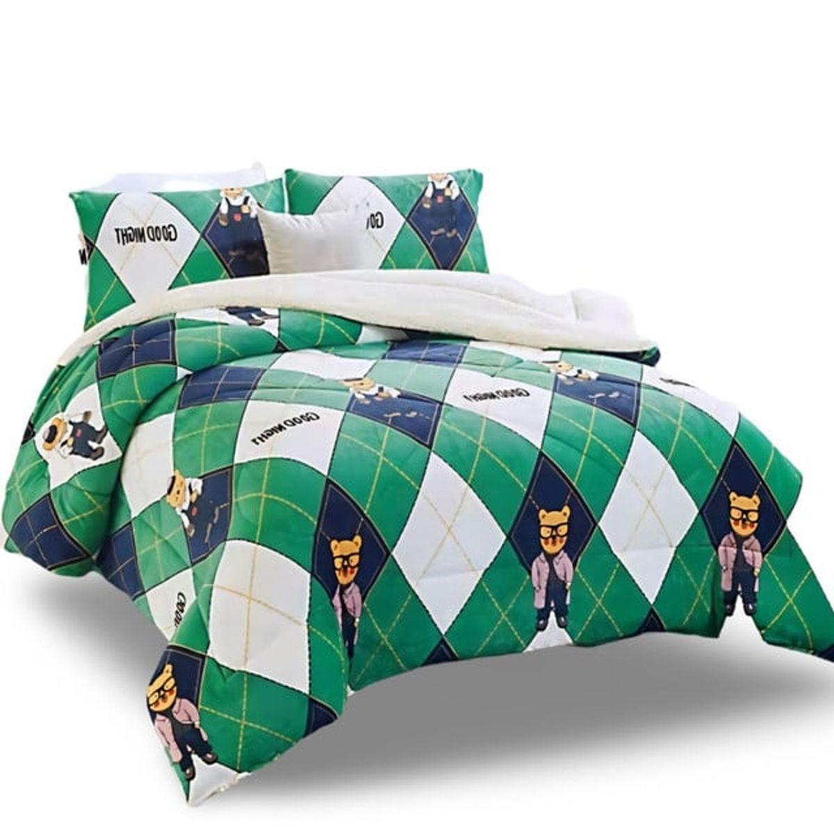 GENERICO - COBERTOR INVIERNO CHIPORRO PLAZA Y MEDIA NIÑO INFANTIL