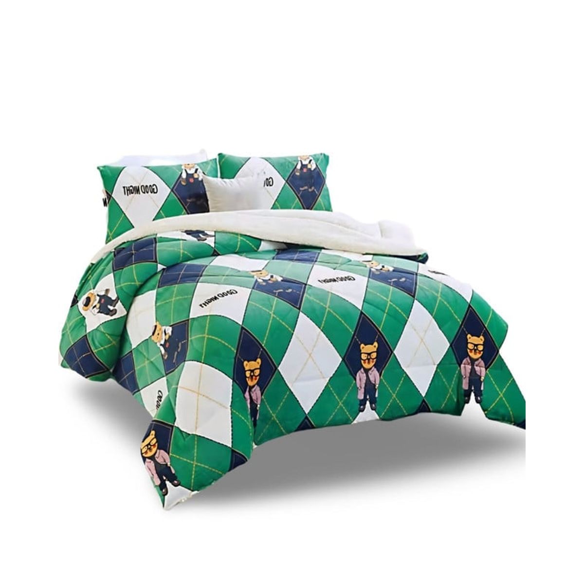 GENERICO - COBERTOR INVIERNO CHIPORRO PLAZA Y MEDIA NIÑO INFANTIL