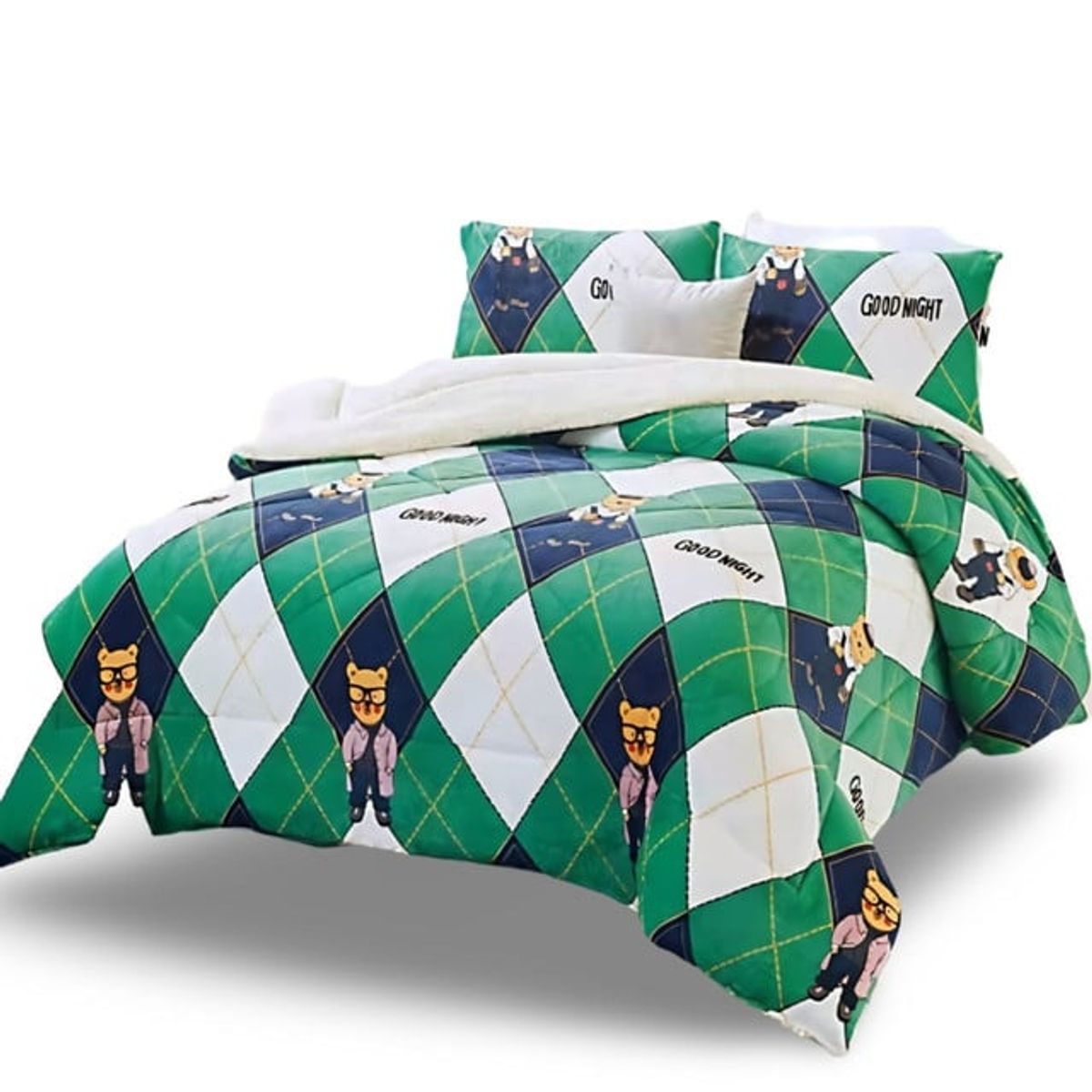 GENERICO - COBERTOR INVIERNO CHIPORRO PLAZA Y MEDIA NIÑO INFANTIL