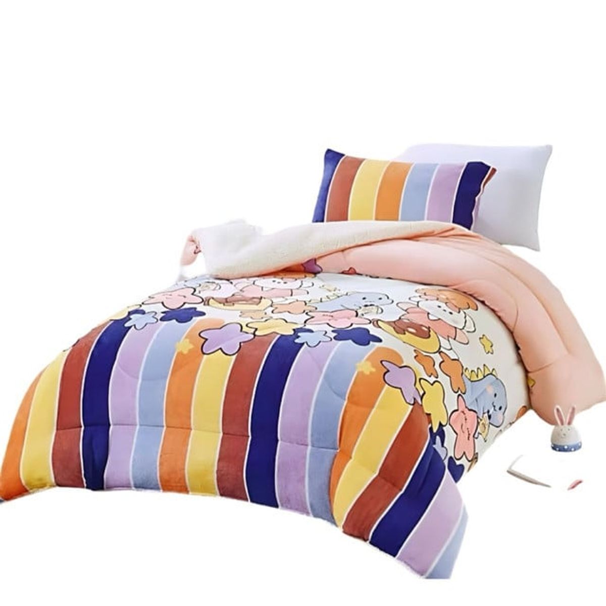 GENERICO - COBERTOR INVIERNO CHIPORRO PLAZA Y MEDIA NIÑA INFANTIL