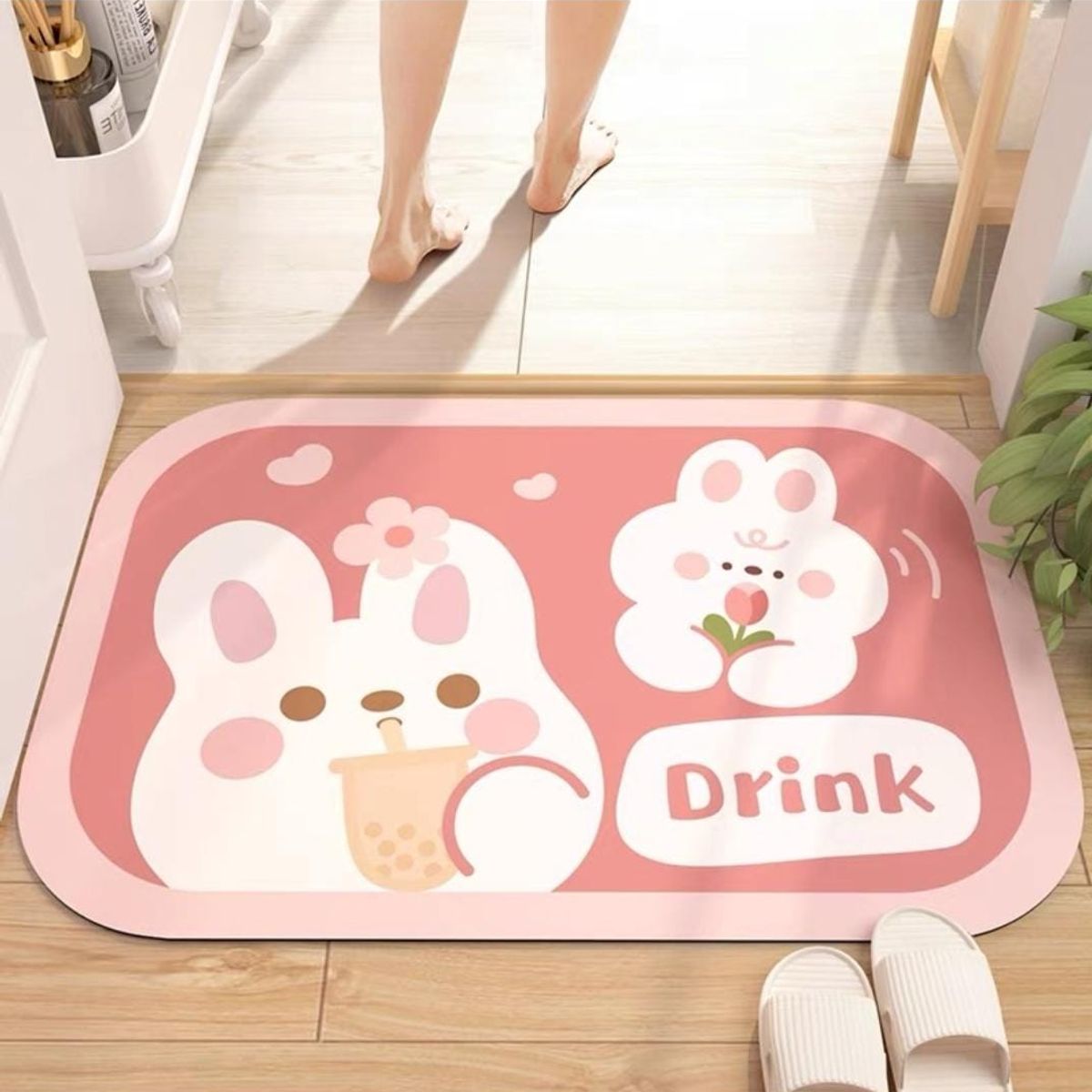 GENERICO - alfombra antideslizante para baño diseño infantil