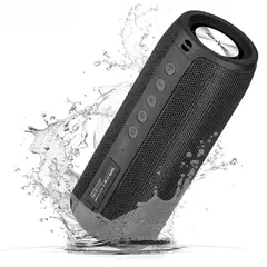 TATEE - Parlantes Bluetooth portátil prenda impermeable IPX7 estéreo de 24W