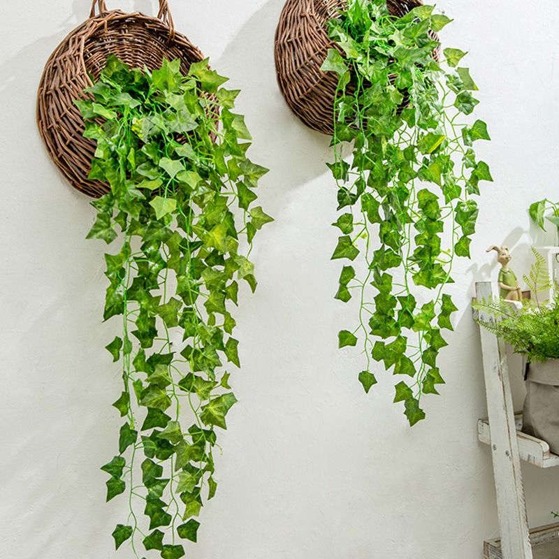 TATEE - Planta Artificial Hiedra 100 cm 2 piezas verde