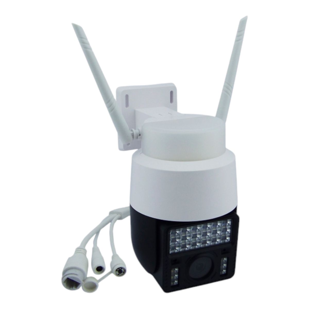GENERICO - 3x Camara De Vigilancia IP WIFI Para Exterior 24 LED / Baliza