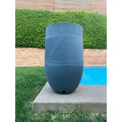 FLORIDIS - MACETERO GRAFITO ARGOS 71CM ALTO CON PLATO