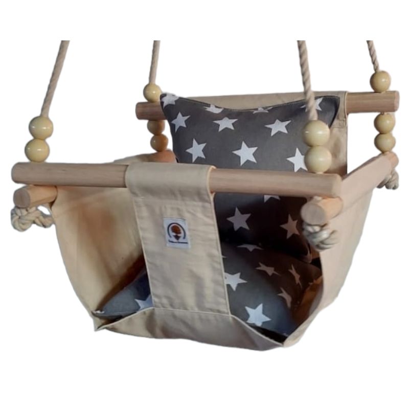 GENERICO - COLUMPIO ERGONÓMICO PARA BEBE CON CINTURON DE SEGURIDAD