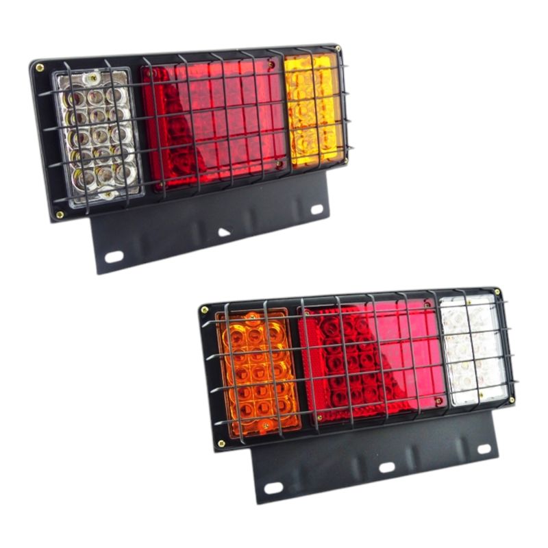 GENERICO - Foco Trasero LED Para Camion Con Soporte Y Rejilla