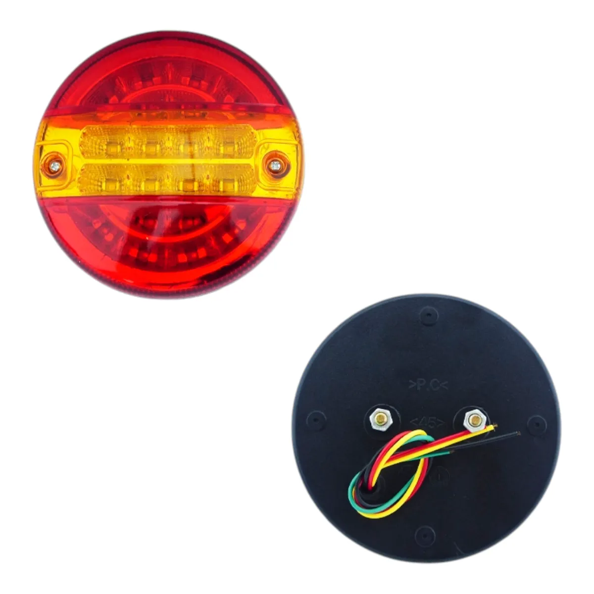 GENERICO - 2x Foco Trasero LED Para Camion Redondo Secuencia 12 A 24 V