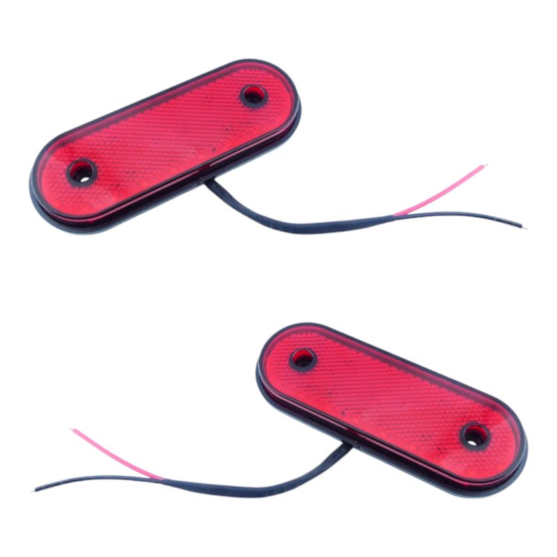 GENERICO - 2x Luz LED Lateral Para Camion Tipo Reflectante A 24 Volt