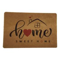 Alfombra Limpia Pies Felpudo Alfombra De Fibra Sweet Home