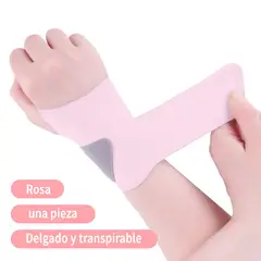 ZSPK - Muñequera Elástica Ajustable Deportiva Protección Pulgar Rosa