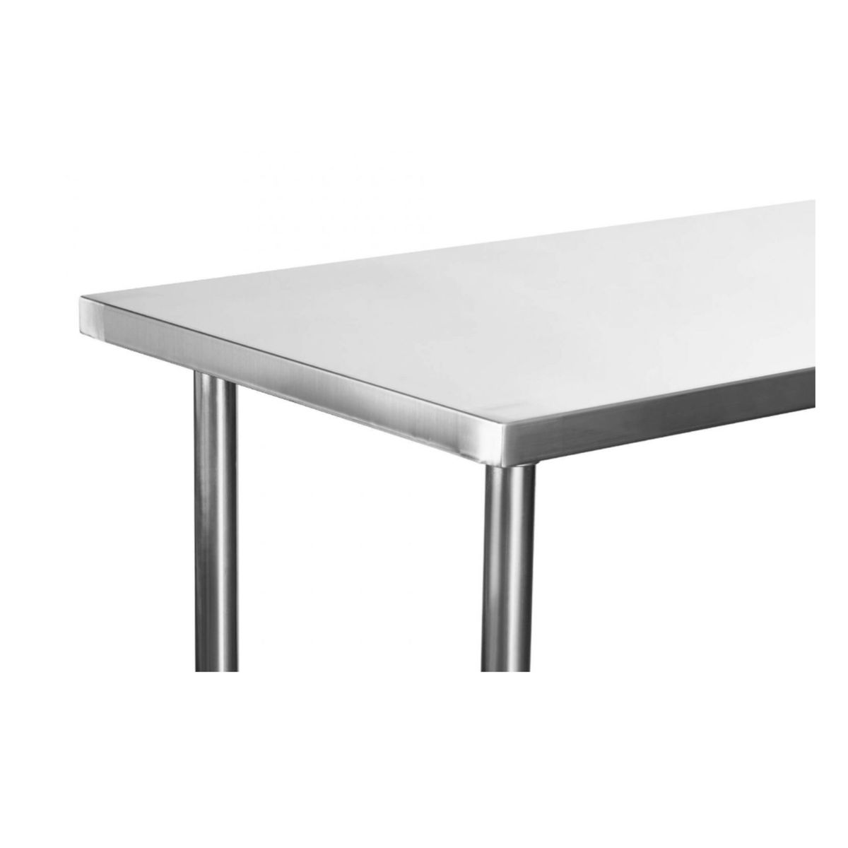 GENERICO - Mesón Central 150 x 60 x 85 cm Acero Inoxidable