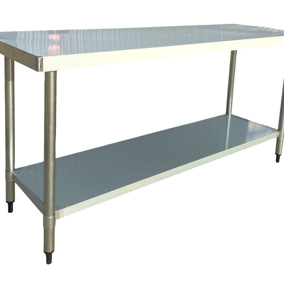 GENERICO - Mesón Central 180 x 60 x 85 cm Acero Inoxidable