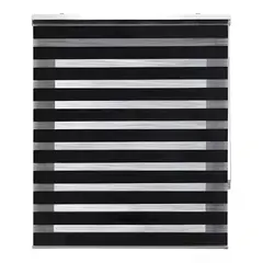 GENERICO - Cortina Roller Blackout Negro Persianas Roller Dia Y Noche 200x200