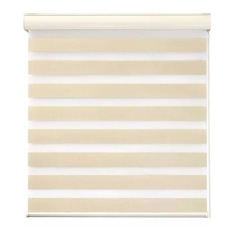 GENERICO - Cortina Roller Blackout Beige Persianas Roller Dia Y Noche 200x200