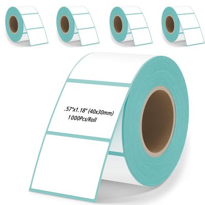 Kuangye 5 Rollo Etiqueta Térmica 40X30 - 1000 Etiquetas