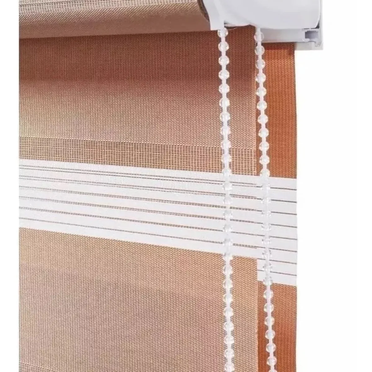 GENERICO - Cortina Roller Blackout Marron Persianas Roller Dia Y Noche 150x200