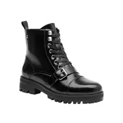 BRUNO ROSSI - Botin Casual Mujer Negro