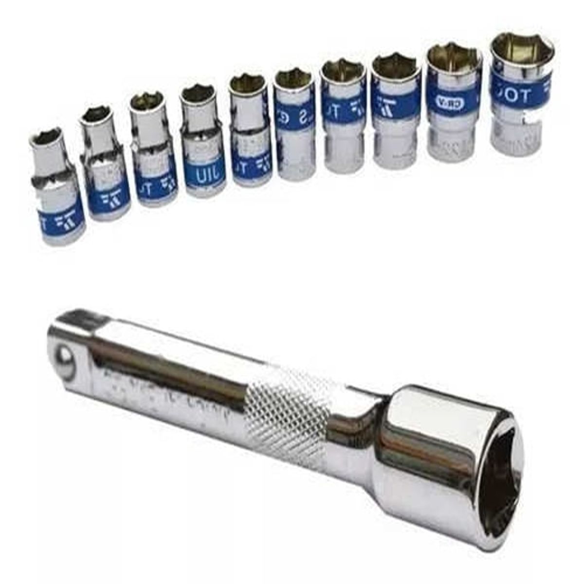 GENERICO - Set juego Medición 12pcs Herramientas Dados Auto Hogar