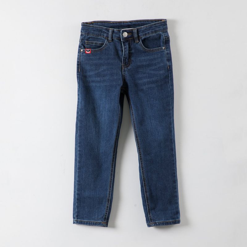 DISNEY - Jeans Niño Mickey Simple Azul Disney